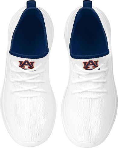 FOCO Auburn Tigers NCAA Womens Midsole White Sneakers - 8 in Saudi Arabia