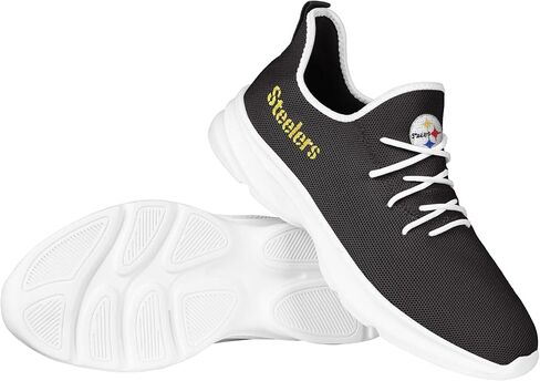 FOCO Pittsburgh Steelers NFL Mens Team Color Sneakers in Saudi Arabia