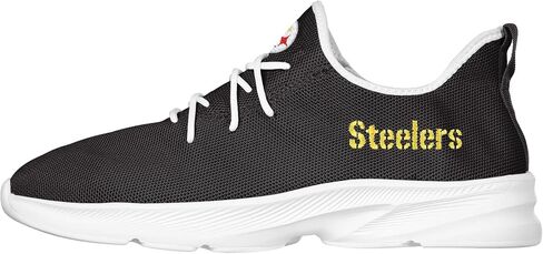 FOCO Pittsburgh Steelers NFL Mens Team Color Sneakers in Saudi Arabia