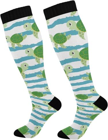 1 Pair Compression Socks 20-30mmHg Knee High Women Socks Tube Athletic Stockings for Medical Nurse Winter Travel in Saudi Arabia