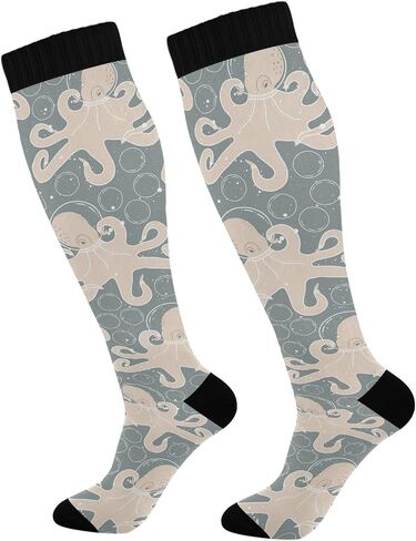 1 Pair Compression Socks 20-30mmHg Knee High Women Socks Tube Athletic Stockings for Medical Nurse Winter Travel in Saudi Arabia