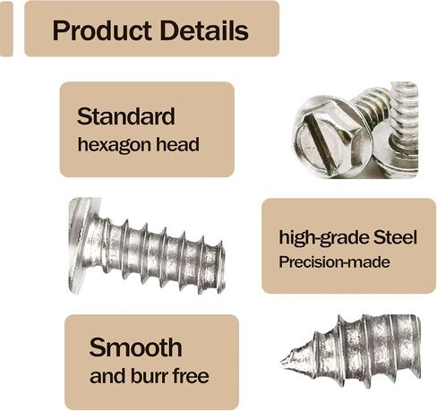 4pcs Black License Plate Screw Kit, Universal Stainless Steel Fasteners for License Plates, Frames, and Covers on Domestic Cars, Trucks, Vans, SUVs - Rustproof, Self Tapping Mounting Bolts (Black) in Saudi Arabia