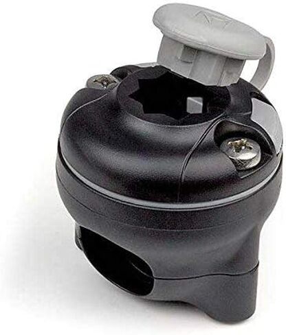 RAILBLAZA Kayak RailMount لقضبان دائرية أو مربعة مقاس 19-25 مم (.75-1 بوصة) مع شريط قبضة ذاتي اللصق لسهولة التركيب، (أسود) in Kuwait