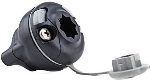 RAILBLAZA Kayak RailMount لقضبان دائرية أو مربعة مقاس 19-25 مم (.75-1 بوصة) مع شريط قبضة ذاتي اللصق لسهولة التركيب، (أسود) in Kuwait