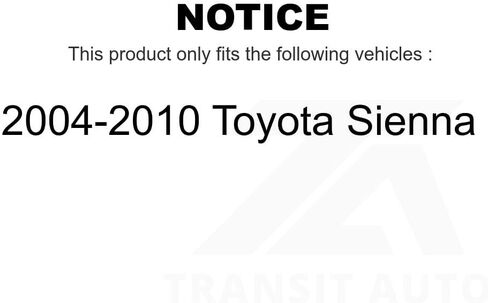 Rear Ceramic Disc Brake Pads NWF-PRC995 For 2004-2010 Toyota Sienna in Saudi Arabia