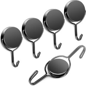 VSKIZ Heavy Duty Magnet Hooks, 150Lbs Strong Magnetic Hooks for Cruise Cabins, Metal Magnetic Grill Hooks for Hanging, Magnets with Hooks Magnetic Hanger for Refrigerator, Toolbox, Storage - 6Pack in Kuwait
