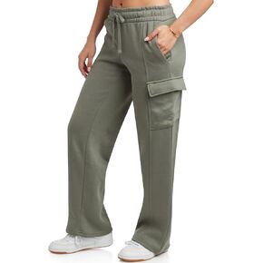 Spyder Women's Cargo Sweatpants - Cozy Fleece Joggers for Women with Adjustable Drawstring Waist and Pockets (Sizes: S-XL)