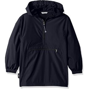 Charles River Apparel unisex child Big Pack-n-go Pullover Windbreaker Jacket, Navy, Medium US