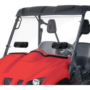 StarknightMT Vented Rhino Windshield Scratch Proof Full Windshield Compatible With 2006-2008 Rhino 450 | 2004-2007 Rhino 660 | 2008-2013 Rhino 700 - Heavy Duty Clear PC