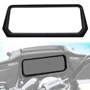 Stereo Accent Dashboard Inner Fairing Trim for Harley Road Glide 2024, Glossy Black Speedometer Gauge Bezel Trim Cover for Harley CVO Road Glide ST Road Glide 2024 Accessories