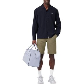 Lacoste Men's Slim Fit Stretch Cotton Bermuda Shorts, Khaki, 36