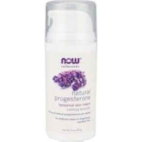 Now Foods Progesterone Cream, 3 Oz w Lavender (Pack of 2)