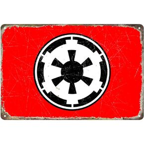 Bayyon Galactic Empire Tin Tin Tin Tirl Tin Tin Plate Sign Decor