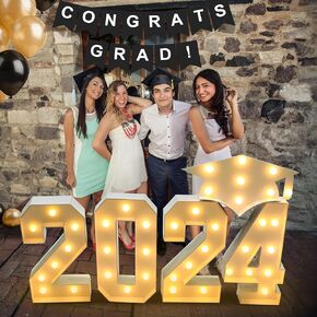 Zpisf 2025 Decorations التخرج - 2.3 قدم كبيرة مسبقة خريج خطابات الطقم - علامة مجلس رغوة الفسيفساء - فئة 2025 تهانينا لوازم الحفلات لكلية مدرسة مرحلة ما قبل المدرسة الثانوية