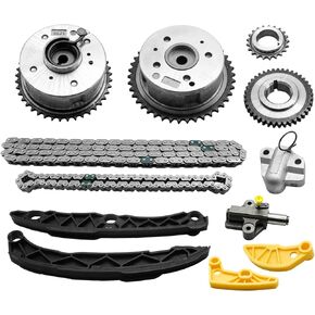 24321-2g111 مجموعة سلسلة التوقيت مع ترس مع KIA 2012-2018 Sorento Sportage 2.4 2.0 ، Optima 2.0 2014-2015 ، لمحرك Hyundai Sonata 2011-2014 ، Santa Fe 2.0L 2.0L 2013-2018 G4KH 24350-2G750 24370-2G750