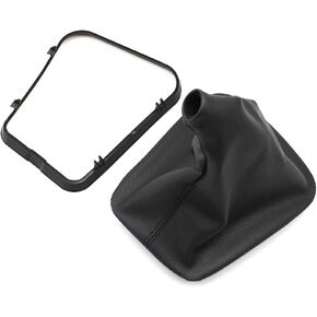 PU Leather Shift Boot Cover with Bottom Frame fit for BMW E36 (Boot with Frame)