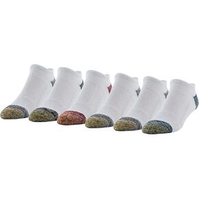 GOLDTOE Men's FIT TEC Cushion No Show Socks, 6-Pairs