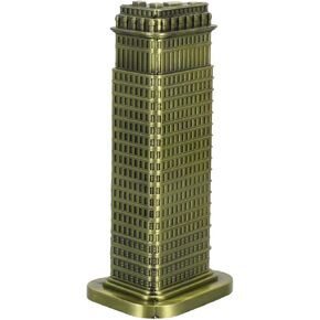 Homoyoyo Fuller Statue New York Landmark Building Replica Metal Model Souvenir Collectible for Home Desk Decoration Vintage Architectural Statue Desktop Building Ornament New York Souvenir Present
