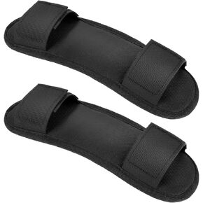 2 Pcs Soft Shoulder Strap Pad, Thick & Breathable Backpack Strap Pads, Removable Shoulder Pads for Bag Straps, Shoulder Straps for Bags(Black, 8.86 x 2.76 Inch)