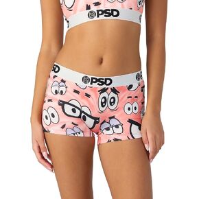 PSD Women's Spongebob Squarepants Boy Shorts - Full Coverage Women's Underwear - Comfortable Stretch Panties for Women