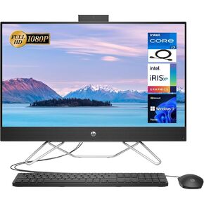 HP 24 23.8" Touchscreen FHD All-in-One Computer Intel Core i5-1235U 8GB RAM 512GB SSD Intel Iris Xe Graphics Starry Forest
