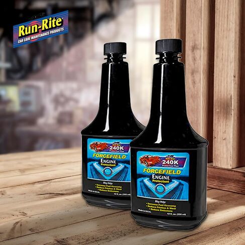 Forcefield Engine Protectant - Synthetic Engine Treatment for Gas, Diesel & Alternative Fuel Vehicles - Enhances Performance & Lubrication - Oil & Fuel Restoration Additive - 2 Pack (355 ml) in Saudi Arabia
