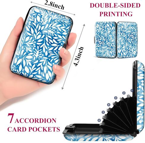 Mini RFID Aluminum Credit Card Holder for Women Men, Slim Business Hard Card Case, Cute Card Wallet ID Case Cute Dog Paw in Kuwait