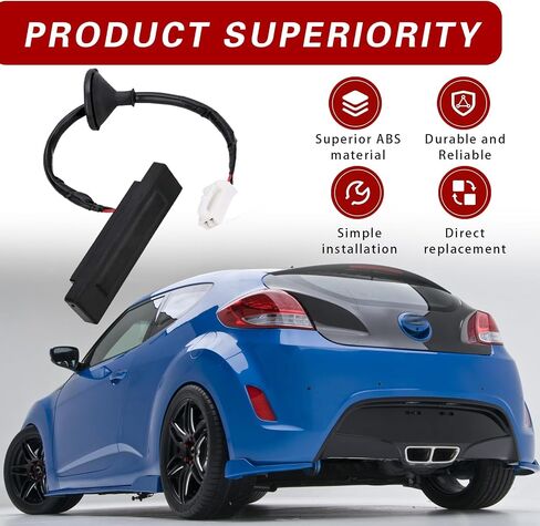 812602V000 Rear Trunk Hatch Release Button, 81260-2V000 Rear Trunk Liftgate Release Switch Button, Compatible with Hyundai Veloster 2012-2017 in Saudi Arabia