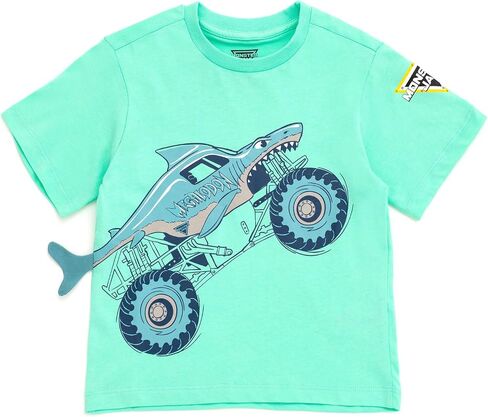 تي شيرت Monster Jam Novelty برسومات ثلاثية الأبعاد للأطفال الصغار إلى الأطفال الكبار in Kuwait