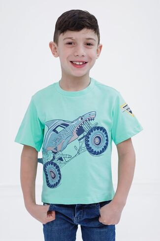 تي شيرت Monster Jam Novelty برسومات ثلاثية الأبعاد للأطفال الصغار إلى الأطفال الكبار in Kuwait