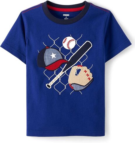 Gymboree Boys' and Toddler Short Sleeve Embroidered Tops in Saudi Arabia