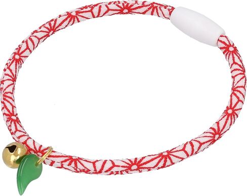 Kokoneko Honpo Cat Collar, Safety Safety with Bell, Japanese Pattern, Lightweight, Adjustable, Made in Japan, Handmade (Chrysanthemum Tatewaku) in Kuwait