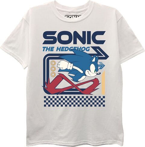 SEGA Boys' Sonic The Hedgehog Short Sleeve T-Shirt-Sizes 2-20 in Kuwait