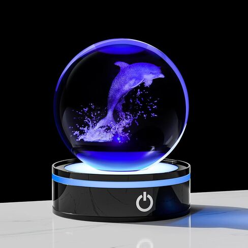 Enjinkail 3D Crystal Ball Mushroom Decor for Women Men - Glass Mushroom Gifts Plants Decored Decore Home Decor in Kuwait
