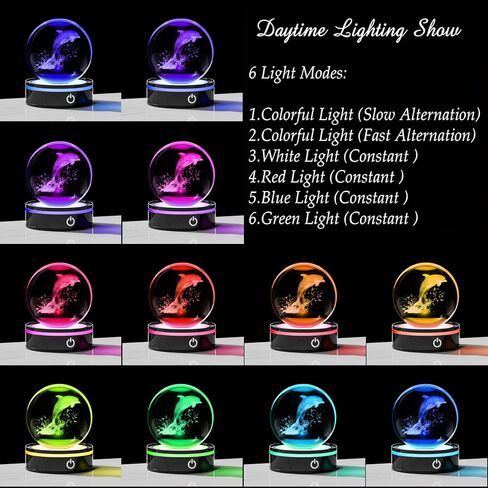 Enjinkail 3D Crystal Ball Mushroom Decor for Women Men - Glass Mushroom Gifts Plants Decored Decore Home Decor in Kuwait