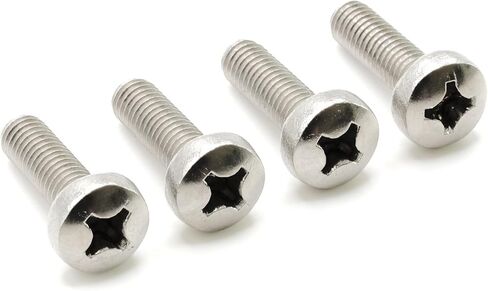 ReplacementScrews Rear License Plate Screws Compatible with Lexus ES (250/300/330/350) - Stainless Steel - Black Oxide (Pack of 4) in Kuwait