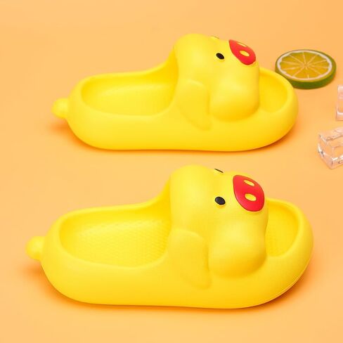 Boys Girl Slippers Non-Slip Novelty Open Toe Sandals Extremely Comfy Cushioned Thick Sole Cute Cartoon Shower Slides Indoor & Outdoor(Toddler/Little Kid/Big Kid) in Saudi Arabia