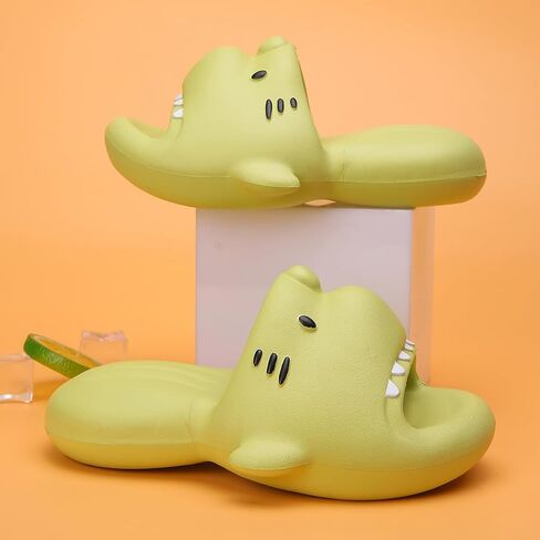 Boys Girl Slippers Non-Slip Novelty Open Toe Sandals Extremely Comfy Cushioned Thick Sole Cute Cartoon Shower Slides Indoor & Outdoor(Toddler/Little Kid/Big Kid) in Saudi Arabia