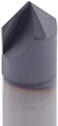 BestParts High Performance Solid Carbide End Mill, Chamfer Mill - Double End - AlTiN Coated, 2 Flute, 90° Chamfer Angle, 1/2" Cutting Diameter, 1/2" Shank Diameter, 3" Overall Length in Saudi Arabia
