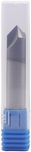 BestParts High Performance Solid Carbide End Mill, Chamfer Mill - Double End - AlTiN Coated, 2 Flute, 90° Chamfer Angle, 1/2" Cutting Diameter, 1/2" Shank Diameter, 3" Overall Length in Saudi Arabia