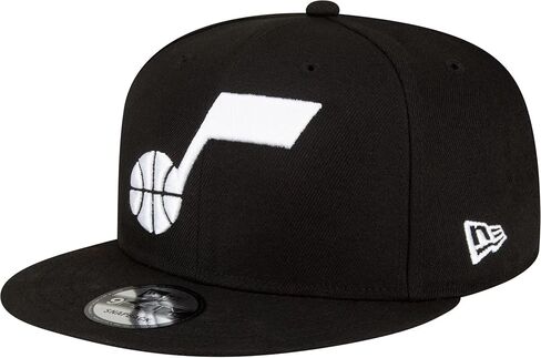 New Era NBA Black 9FIFTY Adjustable Snapback Hat Cap One Size Fits All in Kuwait