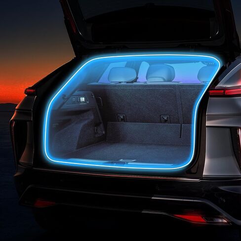 Car LED Strip Lights - Trunk Cargo Ambient Lighting, White Colors 6000K, 177.16 inches Flexible LED Light Strip, Easy Install, Waterproof, Universal Fit, for Car Trunks, SUVs, and Vans in Kuwait