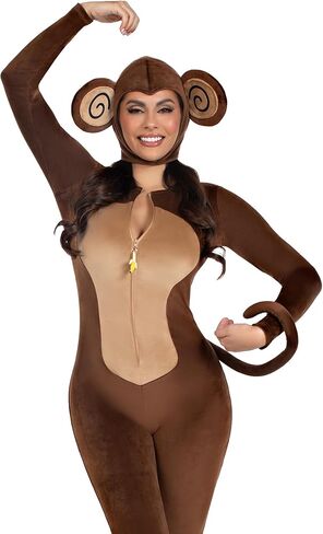 Leg Avenue Womens 2 PC Cheeky Monkeyhalloween زي in Saudi Arabia
