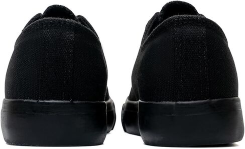 أحذية كلاسيكية للجنسين المنخفضة القماش-أحذية بويز فتيات وأحذية دانتيل عادية مع نعل مطاط ، تشمل أربطة أبيض إضافية in Kuwait