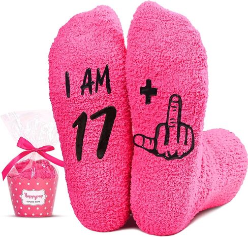 HAPPYPOP 18th Birthday Gift Ideas for Boys - Socks for 18 Year Old Teen Girls Boys, Gifts for Young Adults in Saudi Arabia