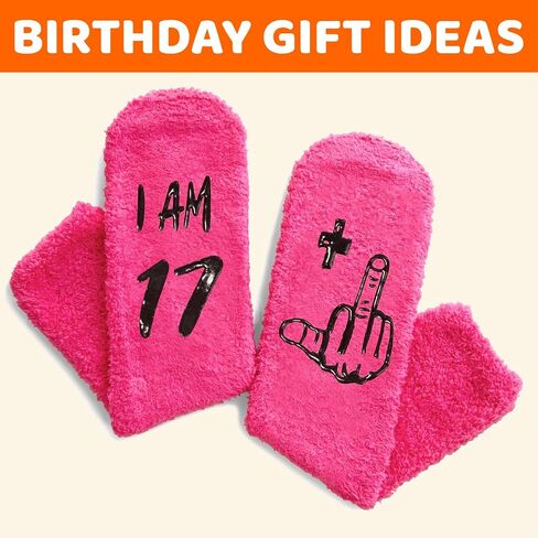 HAPPYPOP 18th Birthday Gift Ideas for Boys - Socks for 18 Year Old Teen Girls Boys, Gifts for Young Adults in Saudi Arabia
