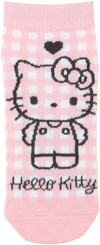 Sanrio 453293 Socks Kids Sneaker Socks ، مجموعة من 3 ، الجوارب ، 6.3 - 7.1 بوصة (16 - 18 سم) ، Hello Kitty ، Hello Kitty ، شخصية 453293 in Saudi Arabia