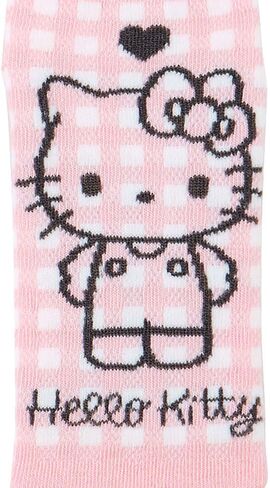 Sanrio 453293 Socks Kids Sneaker Socks ، مجموعة من 3 ، الجوارب ، 6.3 - 7.1 بوصة (16 - 18 سم) ، Hello Kitty ، Hello Kitty ، شخصية 453293 in Saudi Arabia