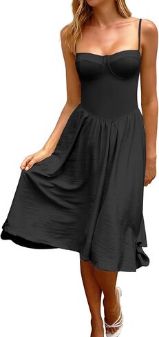 Chyrii Women Fashion Summer 2025 Sweetheart Neck السباغيتي in Kuwait