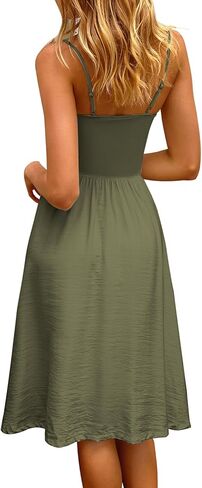 CHYRII Women Fashion Summer 2025 Sweetheart Neck Spaghetti Straps Corset A-Line Long Sundress Midi Dress in Kuwait